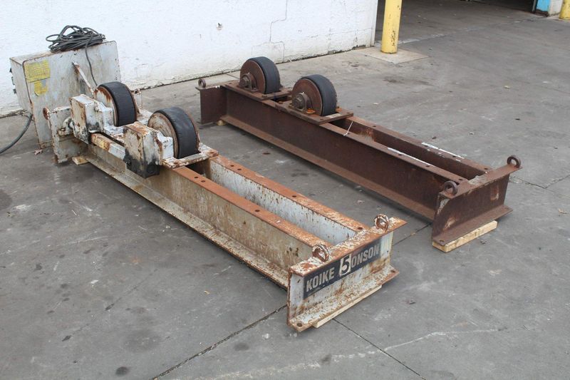 10 TON SET OF ARONSON TANK TURNING ROLLS: STOCK #72252