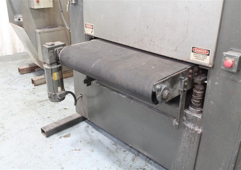 36' RAND BRIGHT BELT GRINDER & DUST COLLECTOR: STOCK #62629