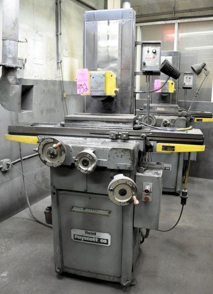 6" X 18" REID ROLLERWAY HAND FEED SURFACE GRINDER: STOCK #73744