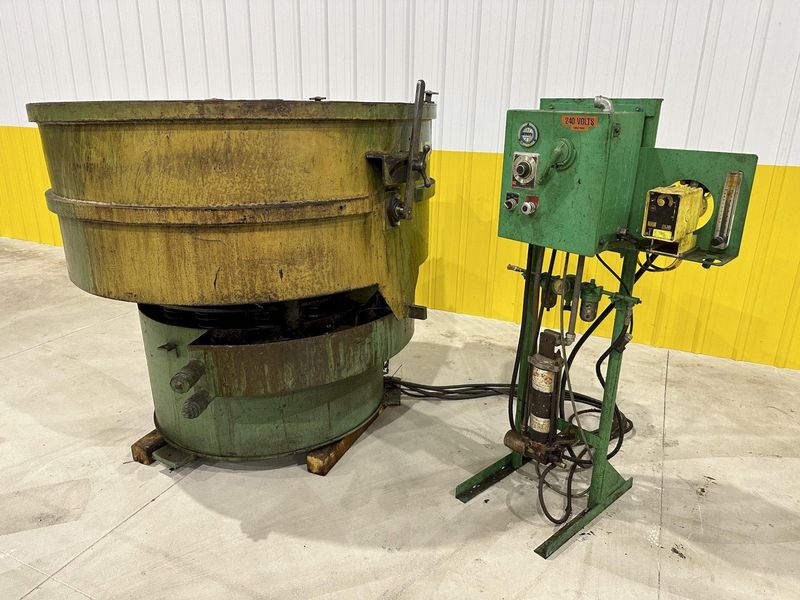 12 FT HAMMOND ROTO-FINISH MODEL #ST-12 ROTARY BOWL VIBRATORY PARTS DEBURRING FINISHER: STOCK #20