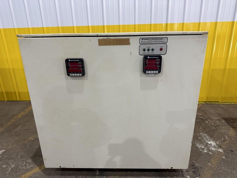 50 KVA CONTROLLED POWER COMPANY MODEL #8DNX-50K-7-A POWER VOLTAGE REGULATOR: STOCK #19844