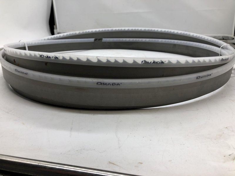 (7) 1-1/4" x .042" AMADA M-42 HSS BANDSAW BLADES: STOCK # 18378