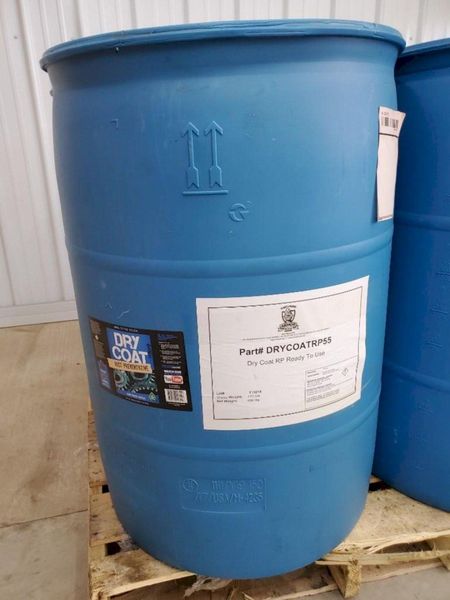 (4) 55 GALLON DRUMS OF DRYCOAT RP-55 RUST PREVENTATIVE: STOCK #16782