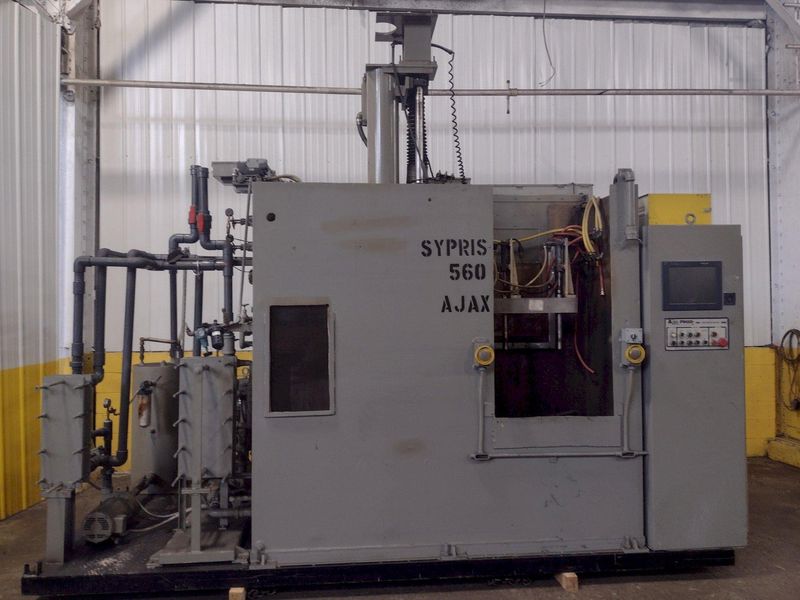 250 KW AJAX TOCCO "PACER" INDUCTION HARDENING SCANNER SYSTEM WITH MAGNESCAN QS CONTROLS: STOCK #