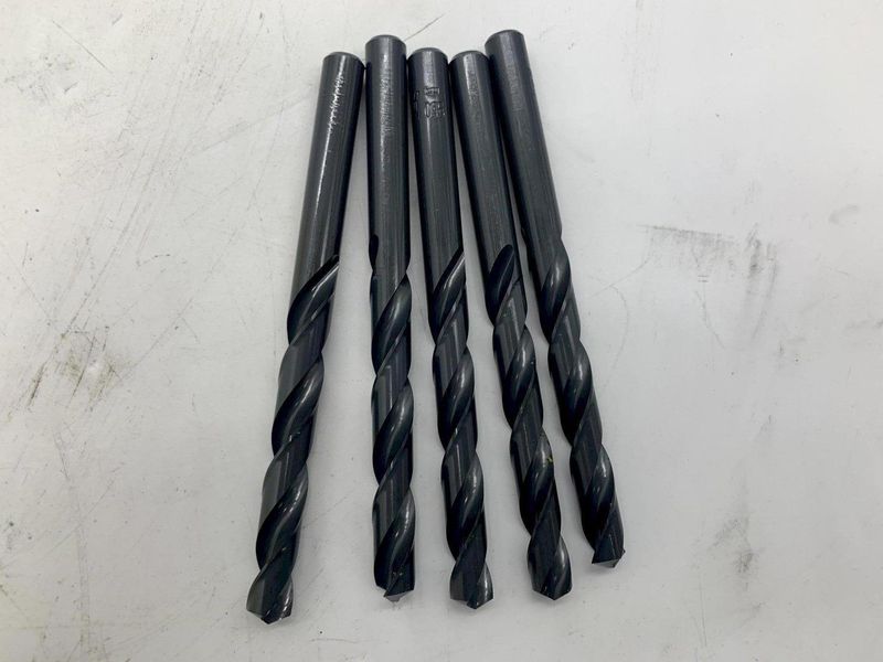 (5) 9.50mm X 5" MORSE MODEL 1333 HSS JOBBER DRILL BIT: STOCK #15529