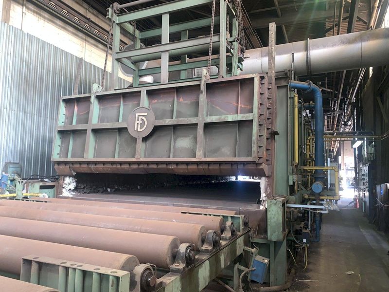 144" FLINN & DREFFEIN ENGINEERING PASS THROUGH GAS FIRED FURNACE: STOCK #13372