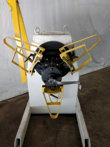 1,100 LBS X 16" GSW MODEL #MHM0.5/1250SO SERVO MOTORIZED COIL REEL UNCOILER: STOCK 12986