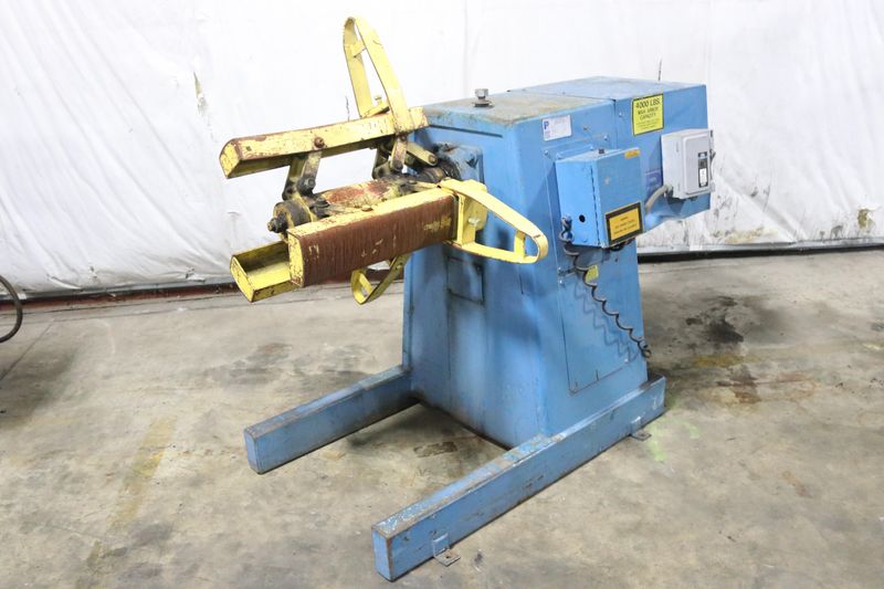4000 LB 2 TON x 18" PRESS ROOM EQUIPMENT NON POWERED MODEL #PR-124000-NAB-H PULL OFF UNCOILER CO