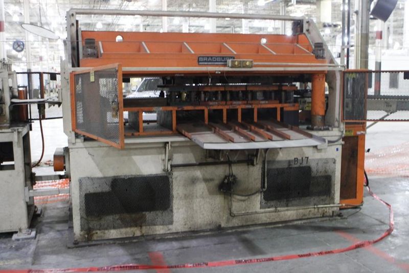 80 TON BRADBURY 4 POST CUTOFF/PREPUNCH PRESS: STOCK #63803