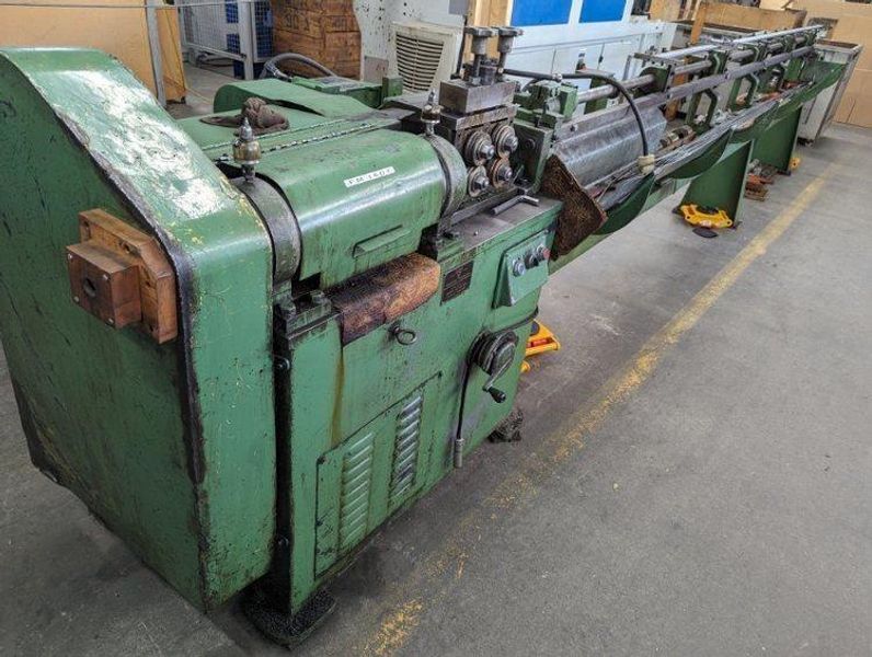 5/16" Shuster 2A4V Wire Straighten & Cut Off Machine