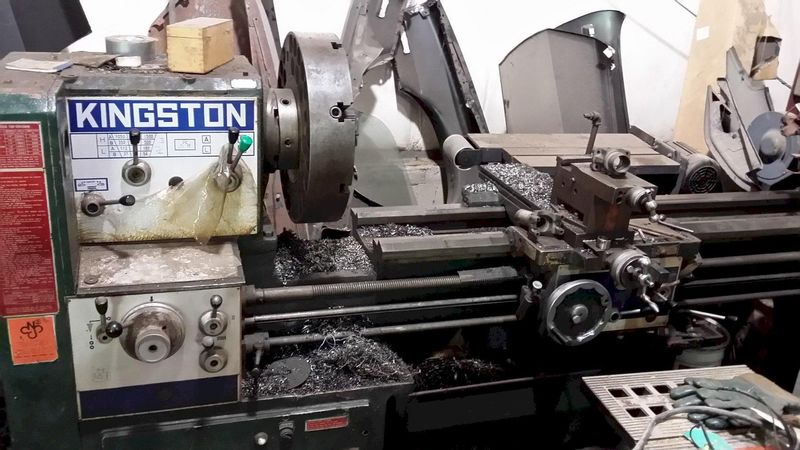 24" X 118" KINGSTON GAP BED ENGINE LATHE: STOCK #66727