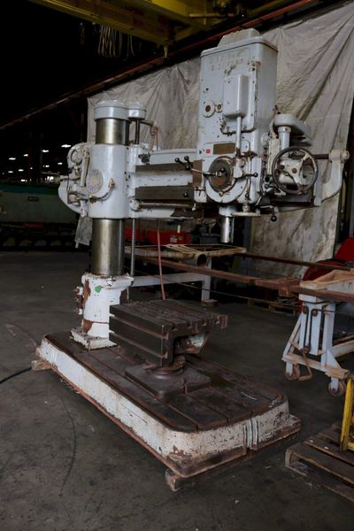 4' X 13" CINCINNATI BICKFORD RADIAL DRILL: STOCK #72033