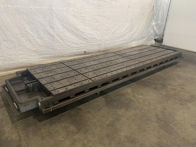 60" X 168" X 9" T-SLOTTED FLOOR PLATE: STOCK 17335