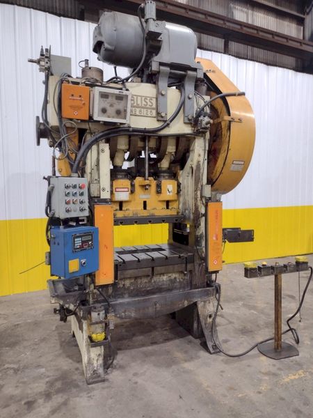100 TON BLISS MODEL 6125 SSDC STAMPING PUNCH PRESS: STOCK #20265