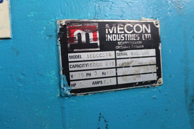 18" MECON COIL CRADLE AND STRAIGHTENER: STOCK #71776