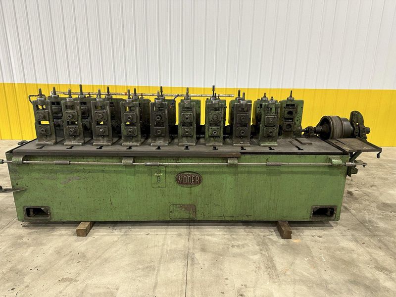 10 STAND X 1.5" YODER MODEL #M1-1/2 ROLLFORMER 8" ROLL SPACE: STOCK #20523