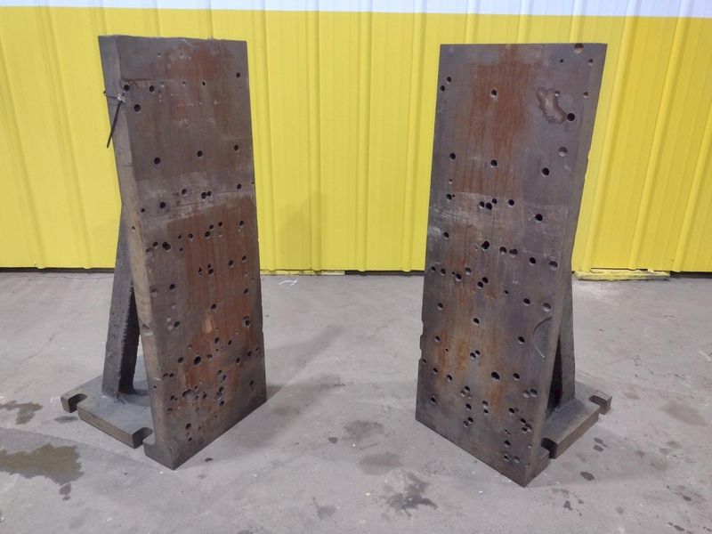 15" X 20" X 42" SET OF (2) ANGLE PLATES: STOCK #18299