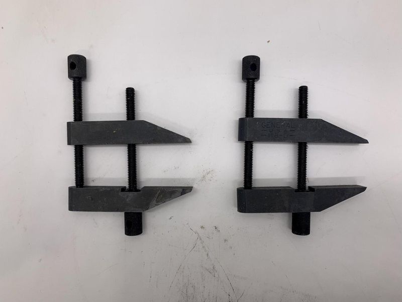 2-3/4” GENERAL TOOLMAKERS PARALLEL CLAMPS NO 118-D [MATCHING PAIR] STOCK #15490