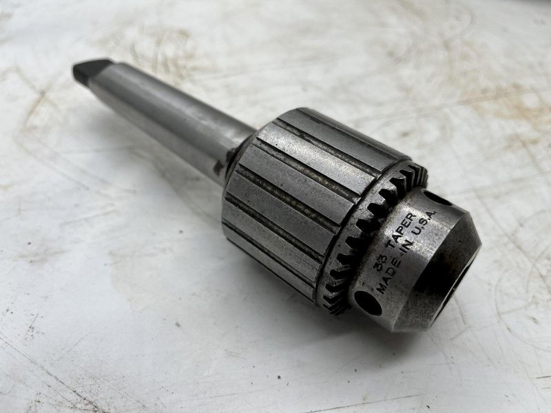JACOBS 33 TAPER KEYED CHUCK 34-33 0-1/2IN 0-13MM STOCK #16695