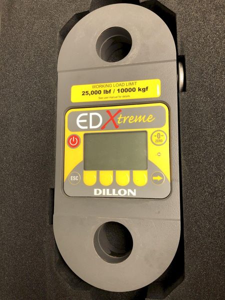 25,000 LBS DILLON ED-XTREME CRANE SCALE & WIRELESS READOUT CONTROLLER: STOCK #16800
