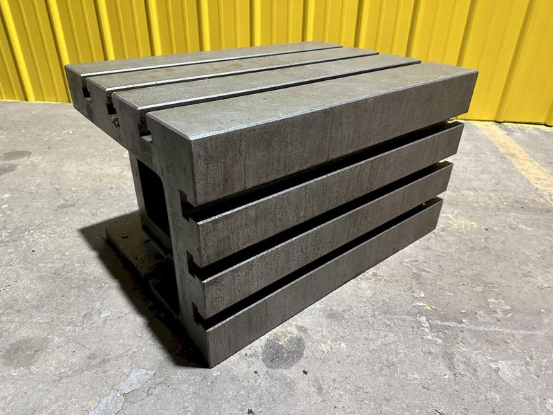 27.5" X 19.5" X 16" CARLTON BOX DRILL TABLE (EXCELLENT CONDITION): STOCK #19725