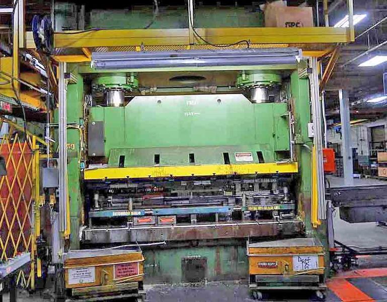 600 Ton Pacific Straight Side Hydraulic Press