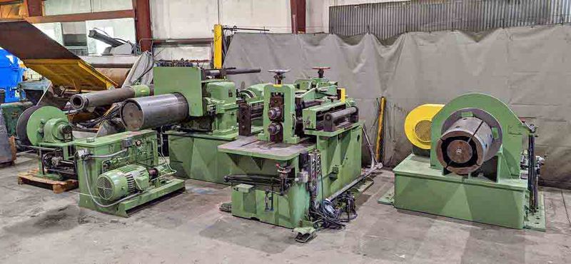24" x 4.12" x 6,000# Ruesch Slitting Line