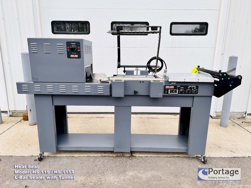 HEAT SEAL Model: HS-115 & HS-115T  ||  Combination L-Bar Sealer & Heat Tunnel