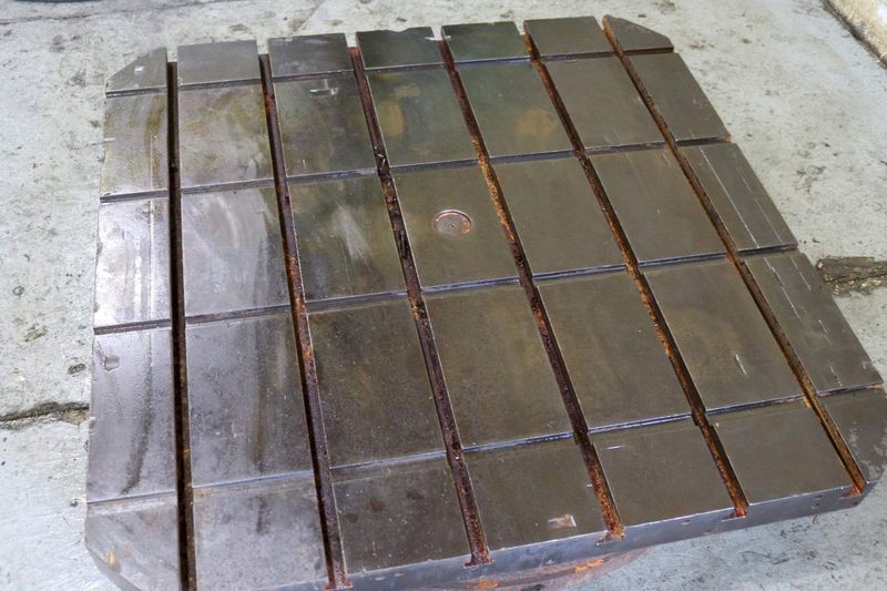 4' X 4' CUSTOM SQUARE ROTARY TABLE: STOCK #72920