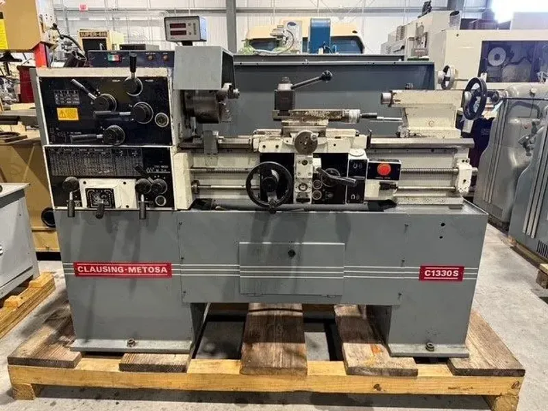 CLAUSING METOSA #C1330S 13” x 30”cc Engine Lathe # 7612