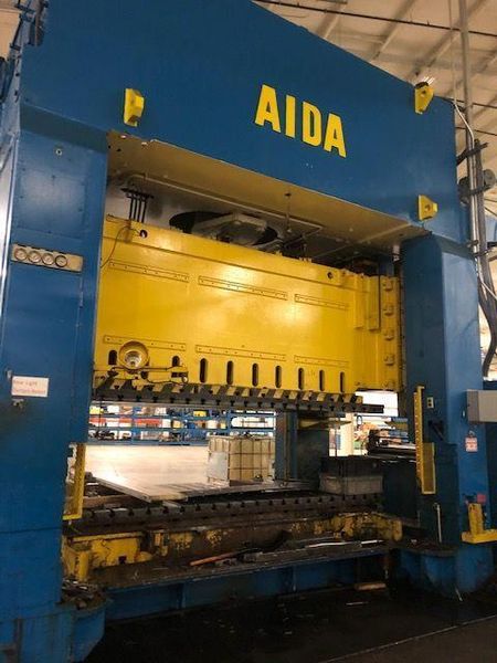 500 ton Aida NST-500 Used Straight Side Mechanical Metal Stamping Press