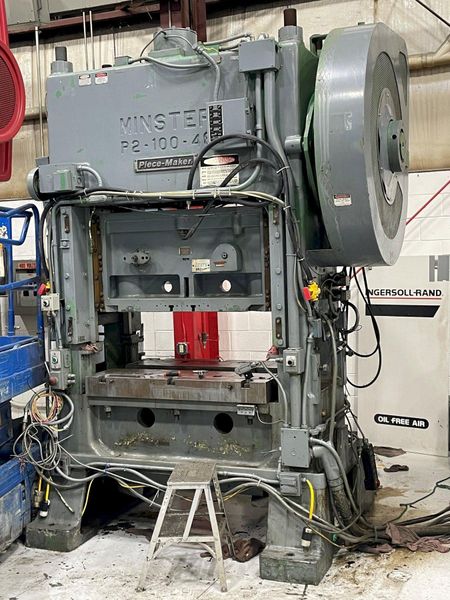 100 ton Minster P2-100-48 Piece-Maker SSDC Mechanical Metal Stamping Press