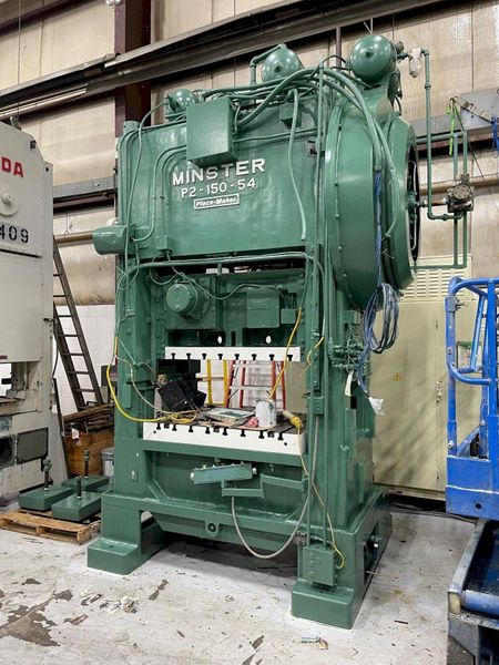 150 ton Minster P2-150-54 Piece-Maker Highspeed Mechanical Metal Stamping Press