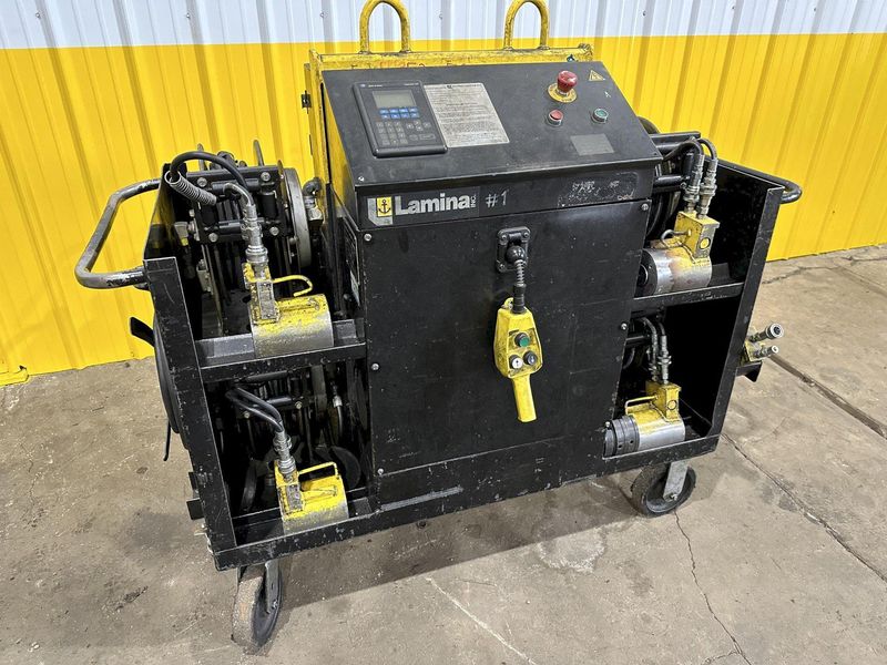 80,000 LBS ANCHOR-LAMINA 4-CYLINDER PORTABLE HYDRAULIC DIE SETTING & SEPARATING SYSTEM: STOCK #1