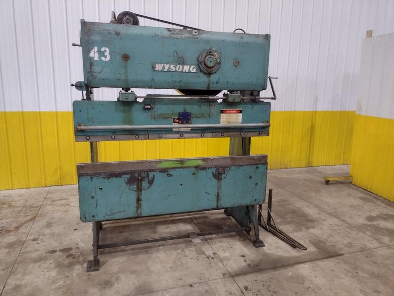 25 TON X 6' WYSONG MODEL #2572 MECHANICAL PRESS BRAKE: STOCK #23464