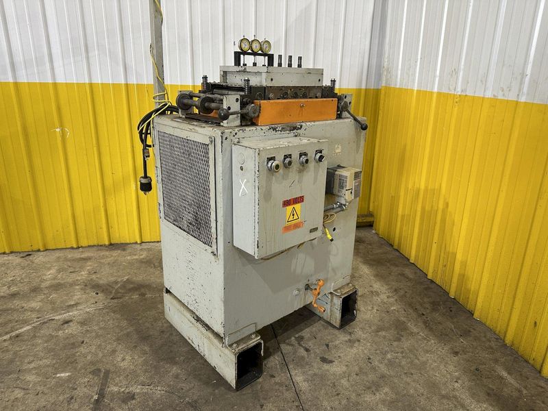 10" x .130" DURANT JACO MODEL #VS-MD-10 POWERED COIL STRAIGHTENER: STOCK #23069