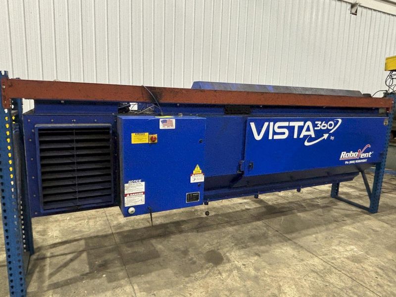 15 HP ROBOVENT SPIRE MODEL #SHM-8000 LH-230 VISTA 360 DUST COLLECTOR: STOCK #22903