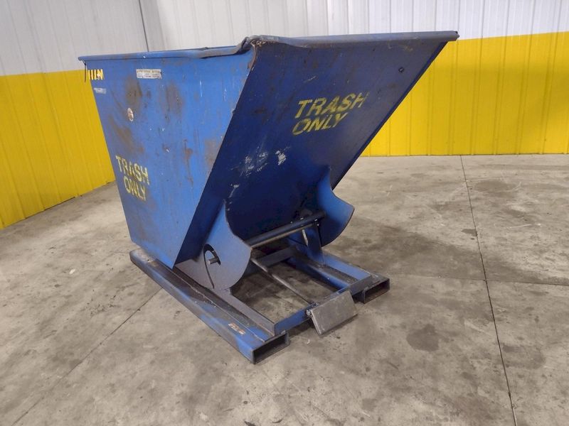1 YARD X 6,000 LBS VESTIL MODEL #D-HOP-100-HD SELF DUMPING HOPPER: STOCK #22489