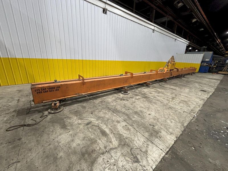 10,000 LBS X 50' X 8' PERMADUR SERIAS 816 VACUUM SHEET LIFTER WITH UNIVAC 1500 GENERATOR: STOCK