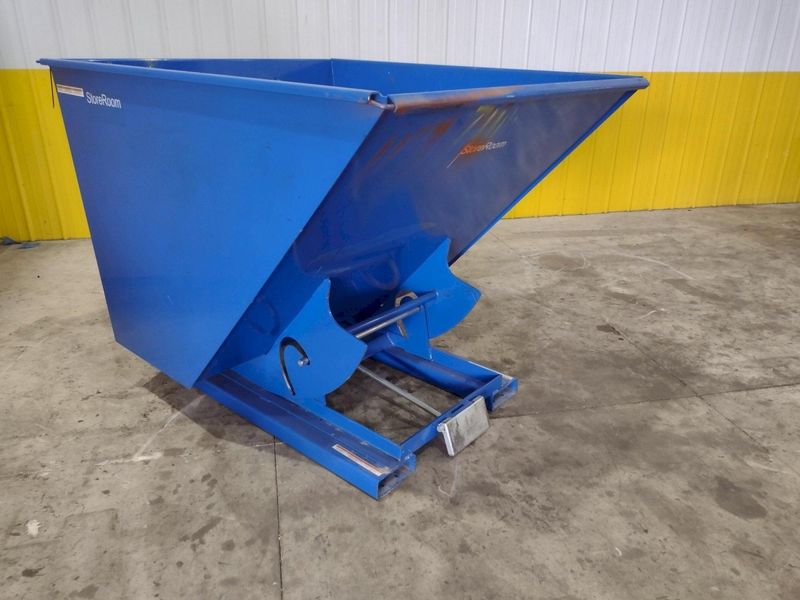 1 YARD X 6,000 LBS VESTIL MODEL #D-HOP-100-HD SELF DUMPING HOPPER: STOCK #22490