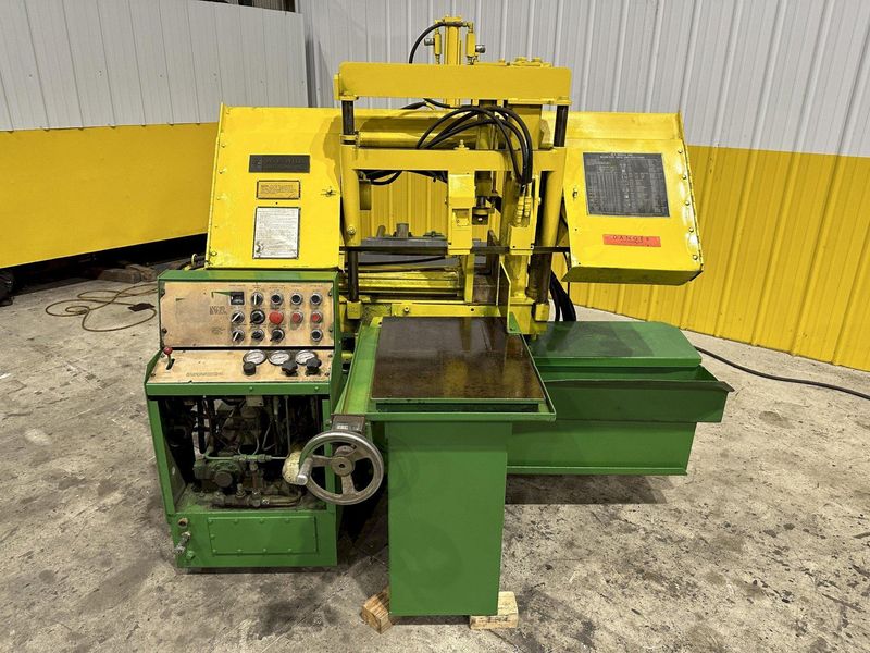 10" X 17" WF WELLS MODEL #W-10-2U AUTOMATIC HORIZONTAL DUAL POST BAND SAW: STOCK #21759