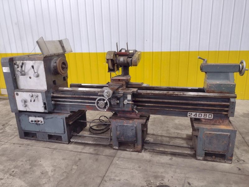 24" X 80" NATIONAL MODEL #24D80 HIGH SPEED GRINDING / POLISHING LATHE: STOCK #22947