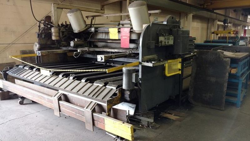 10' X 1/4" CINCINNATI #1810 AUTO SHEAR CONVEYOR: STOCK #69100