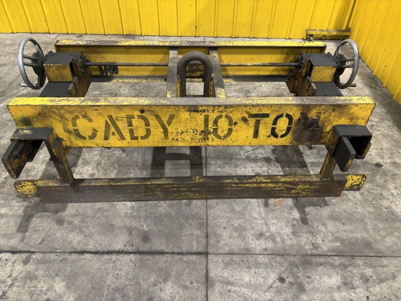 20,000 LBS (10 TON) X 84" X 20"-68" CADY ADJUSTABLE SHEET LIFTER: STOCK #23006