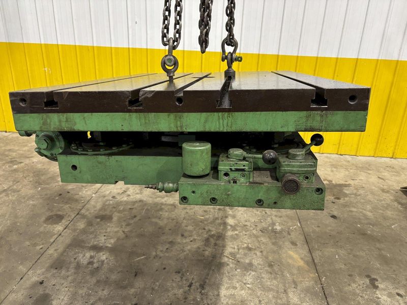 36" X 48" GIDDINGS & LEWIS AIR LIFT ROTARY TABLE: STOCK #23588