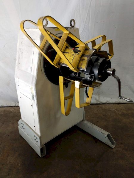 1100 LB X 16" GSW MODEL #MHM0.5/1250SO SERVO MOTORIZED COIL REEL UNCOILER: STOCK 12990