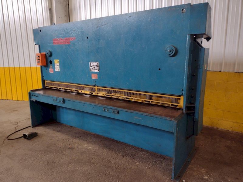 10' x 1/4" HTC MODEL 250-10A HYDRAULIC SHEAR: STOCK #19778