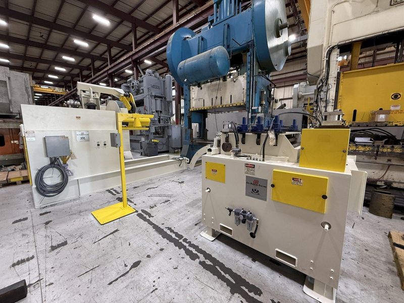 20,000 lbs. x 36" CHS Automation Metal Stamping Servo Coil Feed Line, Year 2005