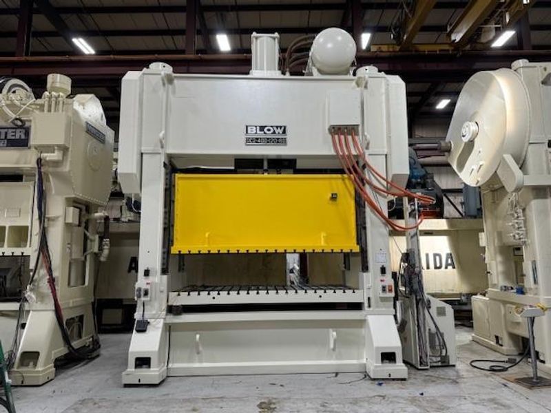 400-ton Blow Press #SC2-400-120-60 Straight Side Mechanical Metal Stamping Press For Sale, Year