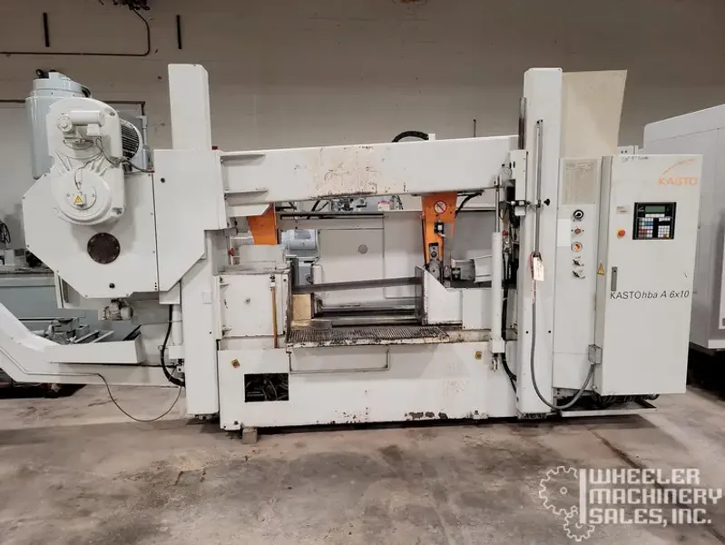 2000 KASTO HBA-A6X10 FULLY AUTOMATIC HORIZONTAL BAND SAW TYPE HBA660/1060AU
